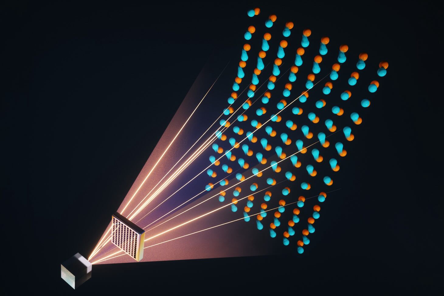 A new method could help models predict a material's thermal properties, such as by revealing the dynamics of atoms in crystals, as illustrated here. 